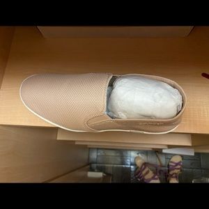 Calvin Klein Blush Pink Mesh Slide Sneaker